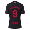 Original Fußballtrikot FC Barcelona Lewandowski 9 Auswärtstrikot 2024-25 Für Herren